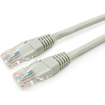 Патч-корд литой, UTP, RJ45, Cat.5e, 5m,(серый) Gembird/Cablexpert PP12-5М