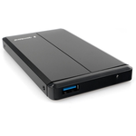 Внешний корпус 2.5'' Gembird EE2-U3S-2, черный, USB 3.0, SATA, металл