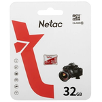 Карта памяти 32Gb Netac P500 ECO microSDHC C10 NT02P500ECO-032G-S