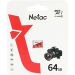 Карта памяти 64Gb Netac P500 ECO microSDXC U1/C10 NT02P500ECO-064G-S