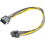 Удлинитель кабеля питания Cablexpert PCI-Express 6+2pin M/ PCI-Express 6+2pin F, 30см CC-PSU-84