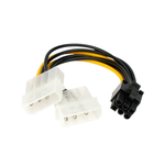 Разветвитель питания Cablexpert, 2хMolex->PCI-E 6pin, для подкл. в/к к б/п CC-PSU-6