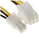 Удлинитель кабеля питания Cablexpert ATX 4-Pin M/F, длина 0,3м  CC-PSU-7