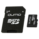 Карта памяти 128Gb QUMO MicroSDXC Class 10 UHS-I U3