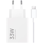 СЗУ Xiaomi Mi 33W Wall Charger (MDY-11-EZ) 33W 1USB-A, 3A + cabel type-C, белый