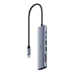 Концентратор USB Type-C CUDY UH407