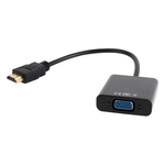 Переходник HDMI - VGA Cablexpert, 19M/15F, длина 15см A-HDMI-VGA-04