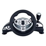 Руль игровой Dialog GW-14VR CyberPilot - эф.вибрации, 2 педали, рычаг ПП, PC USB/PS2/PS3