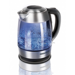 Чайник Redmond RK-G168-E 1.7л. 2200Вт серебристый (стекло)