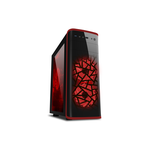 Корпус 3Cott 3C-ATX901GR ''Avalanche'', Red, Game Pro Series, ATX, блок питания 800 Вт 80+ PFC, выходы