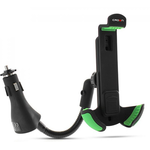 Автомобильный держатель для смартфона Crown с двумя USB CMDC-IP5-032 Black