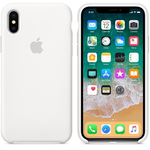 Чехол Apple Silicone Case для iPhone X (white)