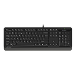 Клавиатура A4 Fstyler FK10 черный/серый