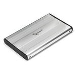 Внешний корпус 2.5'' Gembird EE2-U2S-5-S, серебро, USB 2.0, SATA, металл