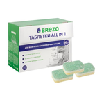 Таблетки ALL IN 1 для посудомоечной машины, 60 шт., бренд: BREZO, арт.97016