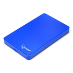 Внешний корпус 2.5'' Gembird EE2-U2S-40P-B, синий, USB 2.0, SATA, пластик