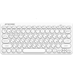Клавиатура JETACCESS SLIM LINE K12 белая