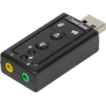 Внешняя звуковая карта TRUA71 (C-Media CM108) 2.0 Ret ASIA USB 8C V & V