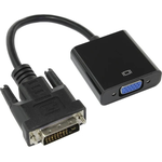Переходник DVI-D-VGA Digital, 25M/15F, длина кабеля 0.2м Bion BXP-A-DVID-VGAF-01