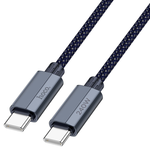 Дата-кабель HOCO U134 Primero 240W charging data cable Type-C to Type-C 1,8 м dark blue
