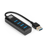 USB-концентратор ExeGate DUB-4TP 4xUSB3.0,  черный, EX296925RUS