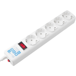 Сетевой фильтр Power Cube 5.0м белый, SPG-B-15-W