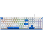 Игровая клавиатура Redragon Faye Pro белая/синяя