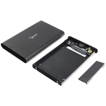 Внешний корпус 2.5'' Gembird EE2-U3S-50, чёрный, USB 3.0, SATA, алюминий