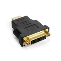 Переходник HDMI-DVI Cablexpert 19F/25M золотые разъемы, пакет, черный A-HDMI-DVI-3