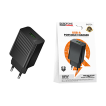 СЗУ BOROFONE BAS72A QC 3.0 USB 18W, Черный
