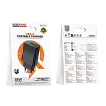 СЗУ BOROFONE BAS72A QC 3.0 USB 18W, Черный
