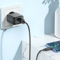 СЗУ HOCO CS21A Rich QC3.0, Черный