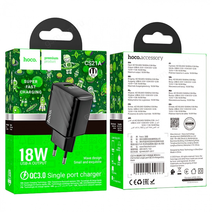 СЗУ HOCO CS21A Rich QC3.0, Черный