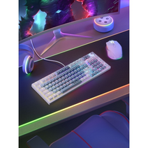 Игровая клавиатура DEFENDER Hawk GK-418 RU, голубой