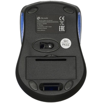 Мышь Oklick 485MW черный/синий