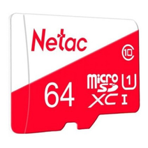Карта памяти 64Gb Netac P500 ECO microSDXC U1/C10 NT02P500ECO-064G-S