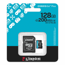 Карта памяти 128Gb Kingston microSDXC Canvas Go Plus Class 10 SDCG4/128Gb