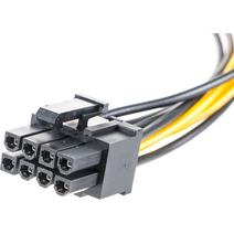 Удлинитель кабеля питания Cablexpert PCI-Express 6+2pin M/ PCI-Express 6+2pin F, 30см CC-PSU-84