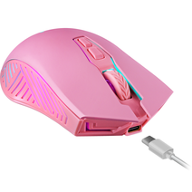 Игровая мышь DEFENDER Pandora GM-502, розовая