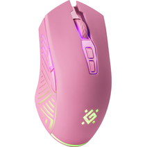 Игровая мышь DEFENDER Pandora GM-502, розовая