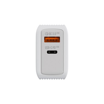 СЗУ Breaking WC06, USB-C + USB-A, PD 20W, QC 3.0 (Белый)