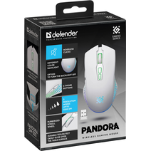 Игровая мышь DEFENDER Pandora GM-502, белая