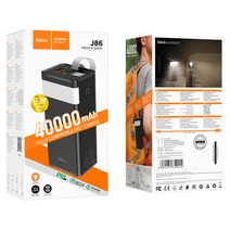 Внешний аккумулятор HOCO J86 Powermaster, 22.5W, 3.0А 40000mAh, черный