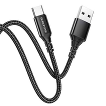 Дата-кабель BOROFONE BX54 Ultra bright Type-C 1м (черный)