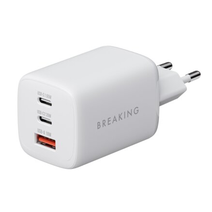СЗУ Breaking P-22 2USB-C - USB-A, 65W, QC 3.0, 3.0A (Белый)
