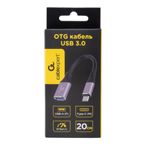 Переходник Cablexpert USB 3.0 OTG A-USB3C-OTGAF-02, Type-C(M)/AF