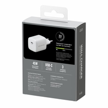СЗУ Breaking P-20 USB-C, 45W, QC 3.0, 3.0A (Белый)