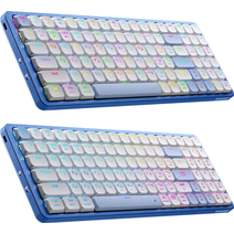 Игровая клавиатура Redragon Eva Pro RU, белый/синий