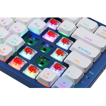 Игровая клавиатура Redragon Eva Pro RU, белый/синий
