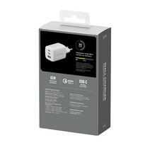 СЗУ Breaking P-22 2USB-C - USB-A, 65W, QC 3.0, 3.0A (Белый)